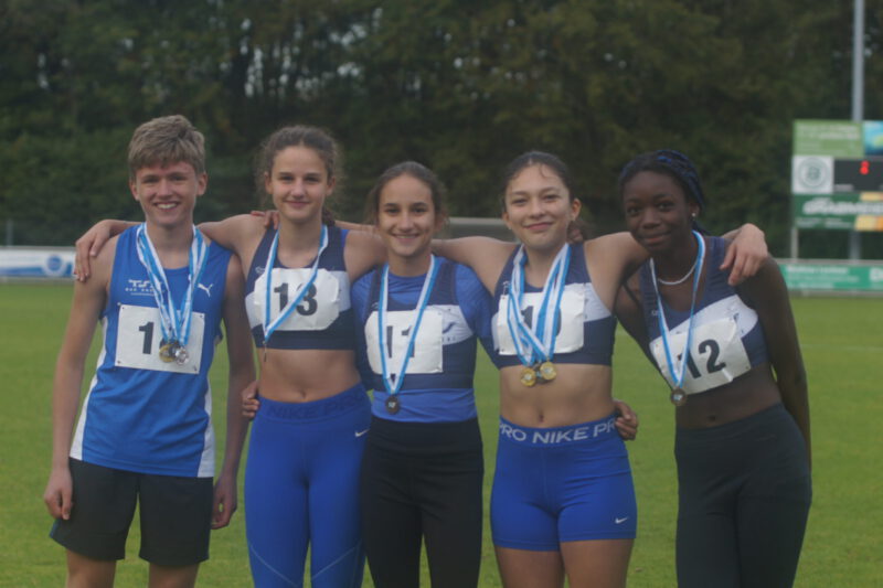 Hervorragende Leistung der U14-Leichtathleten