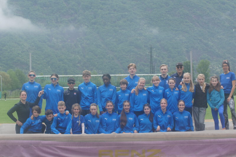 Endorfer Leichtathleten im Trainingslager